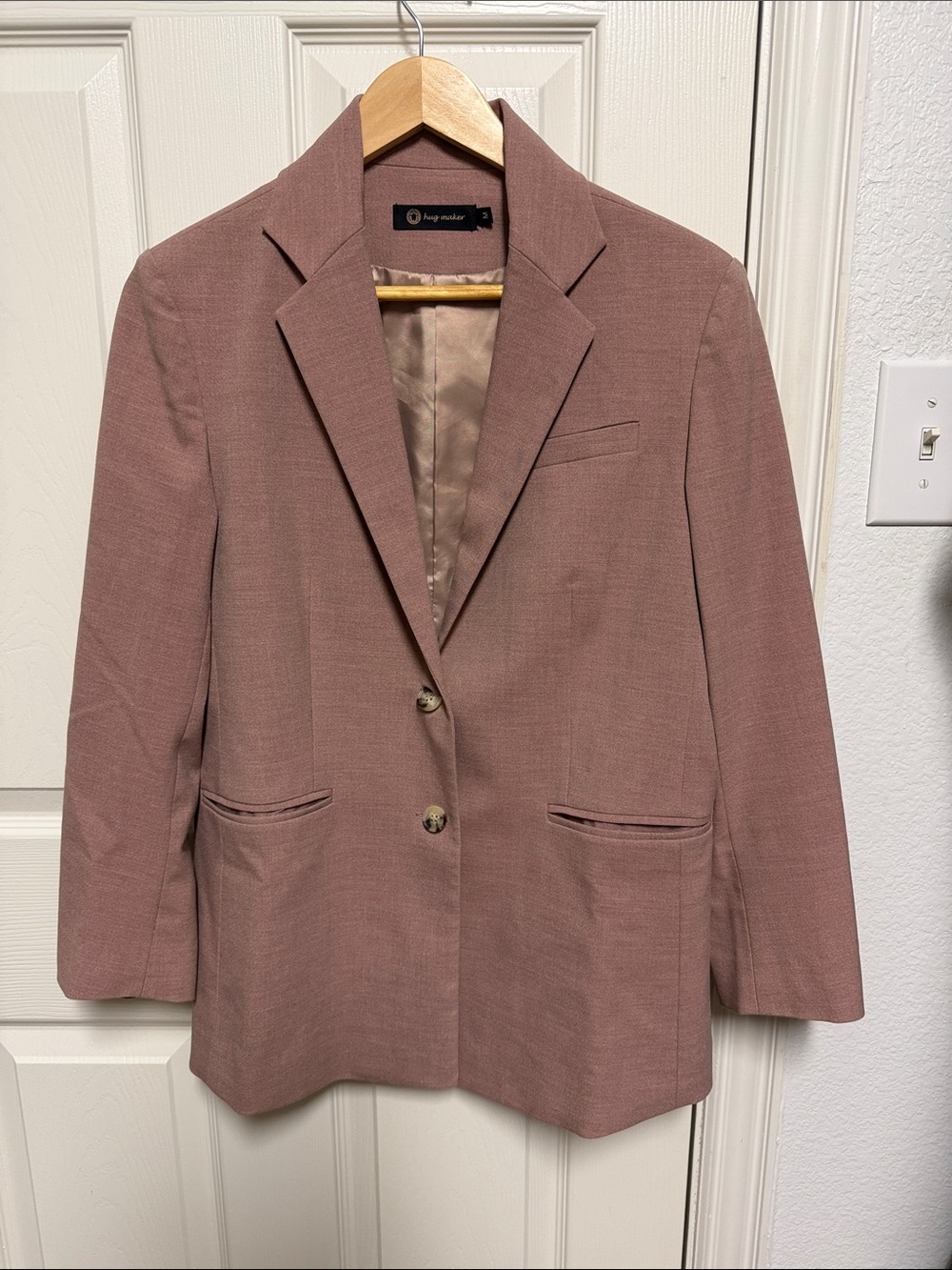 Tailored Blazer Jacket pink - Women, size M, US 4